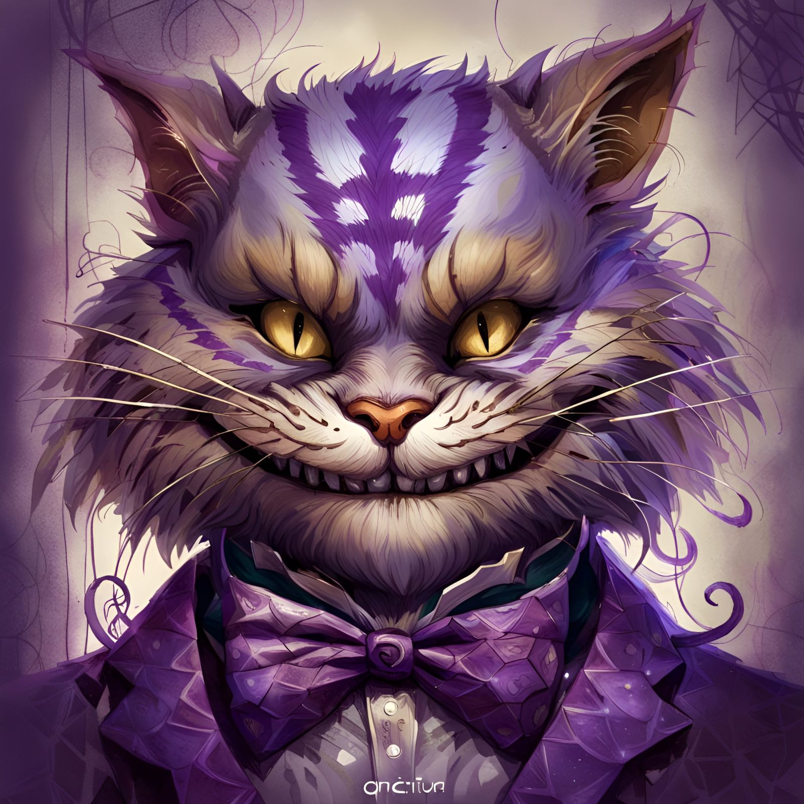 Cas the Cheshire Cat - AI Generated Artwork - NightCafe Creator