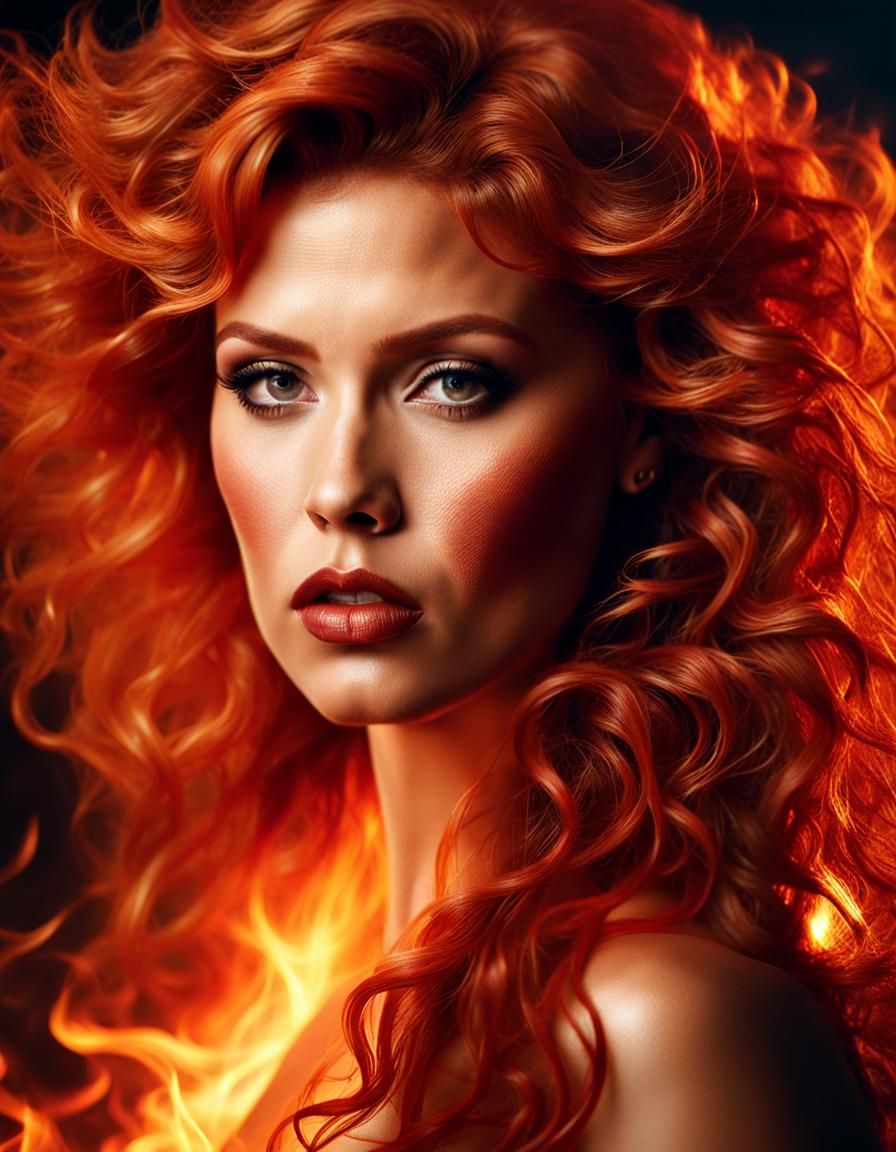 One hot redhead   by @Sabrianna