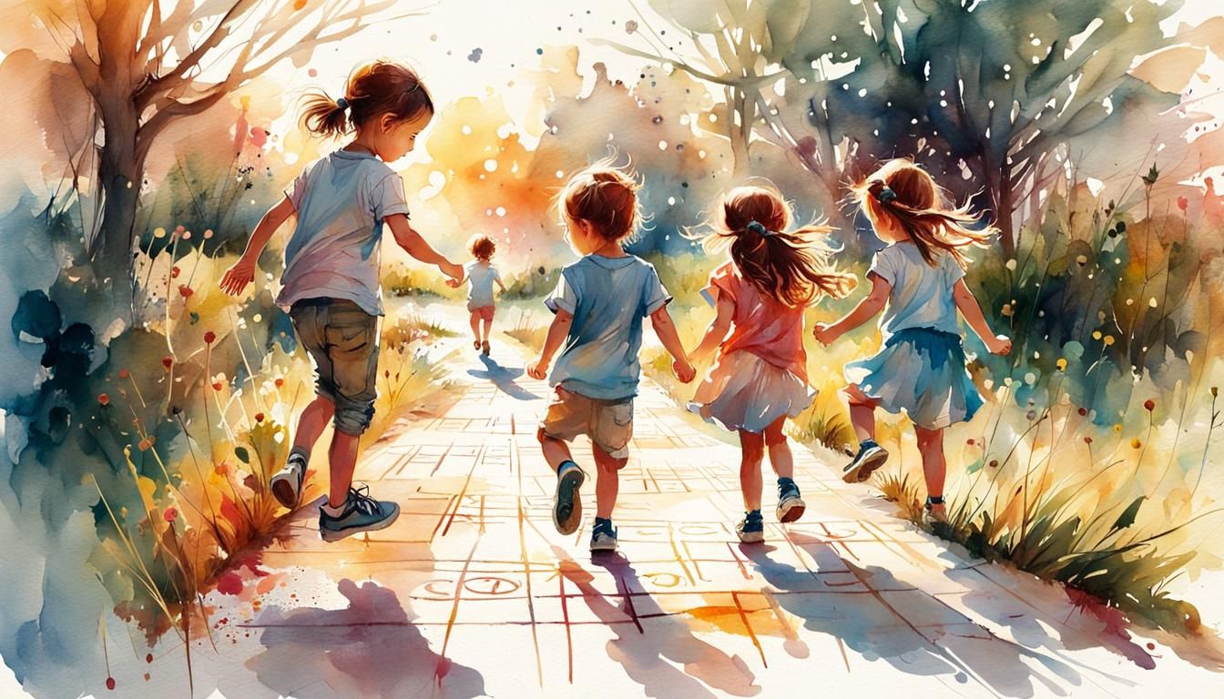 Hopscotch Memories  by @artsho