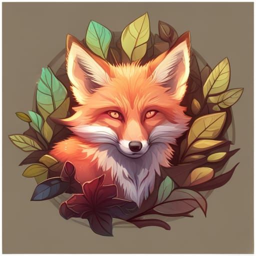 Fox in the forest
