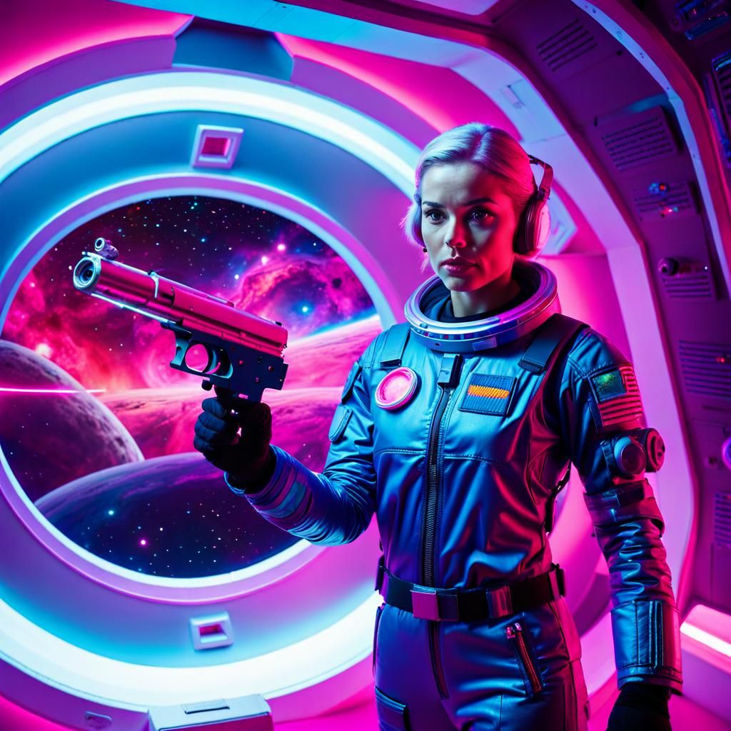 Galactic Glamour: Susana's Stellar Standoff in the Colorful ...