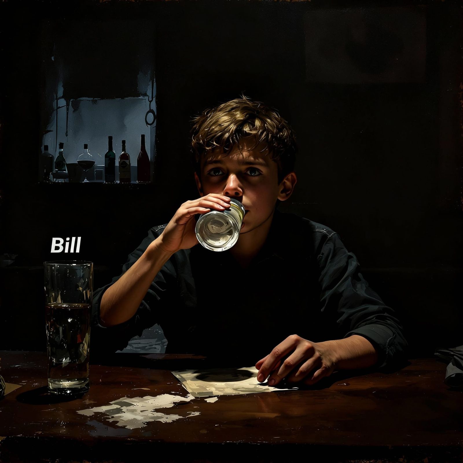 Child Drinking Vodka