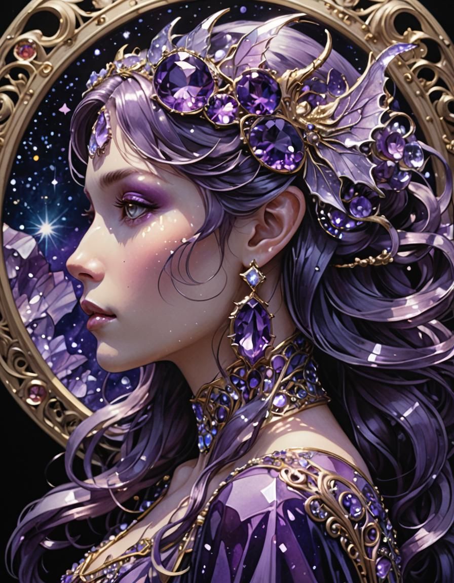 amethyst dragon girl