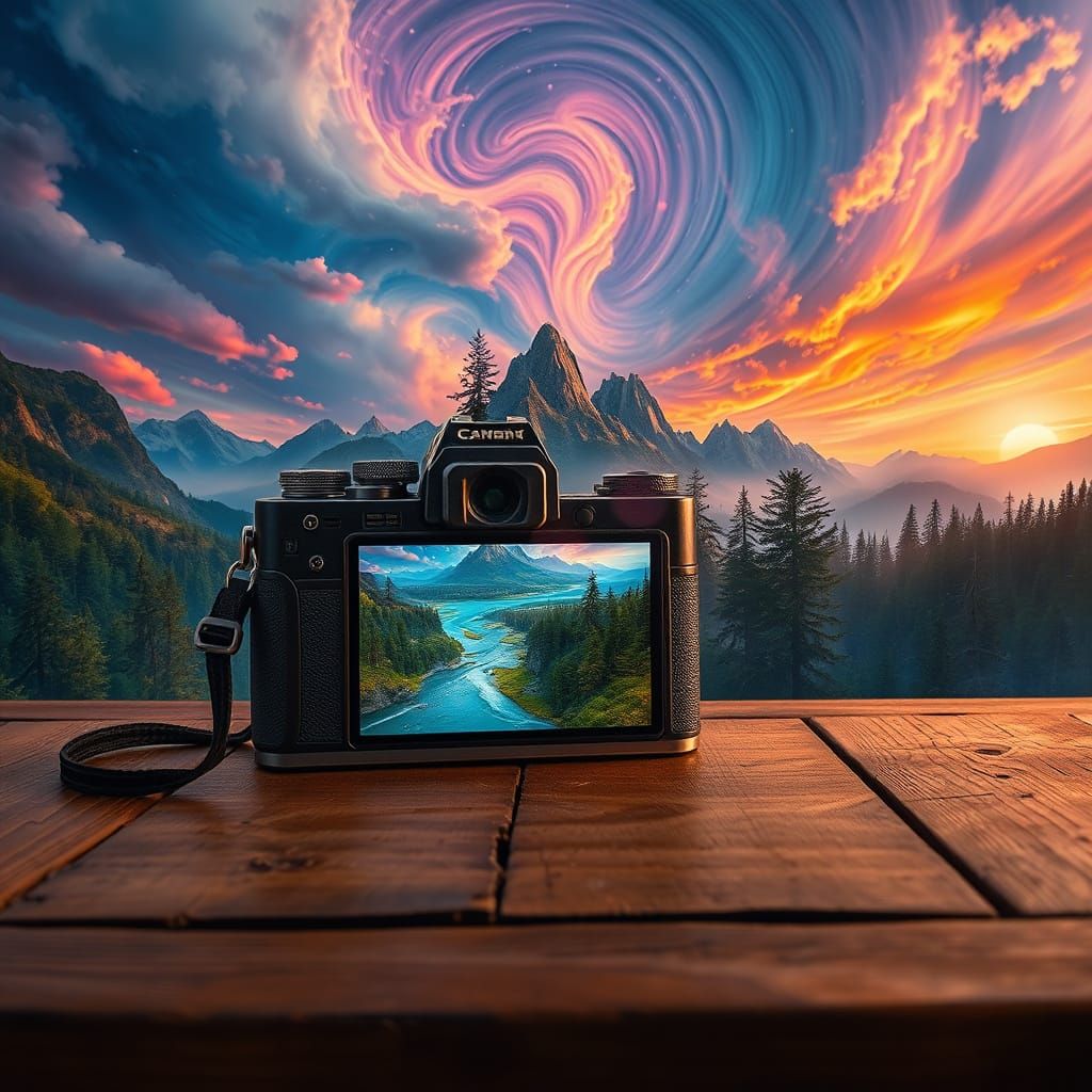 Vintage Camera Reveals a Magical Fantasy World