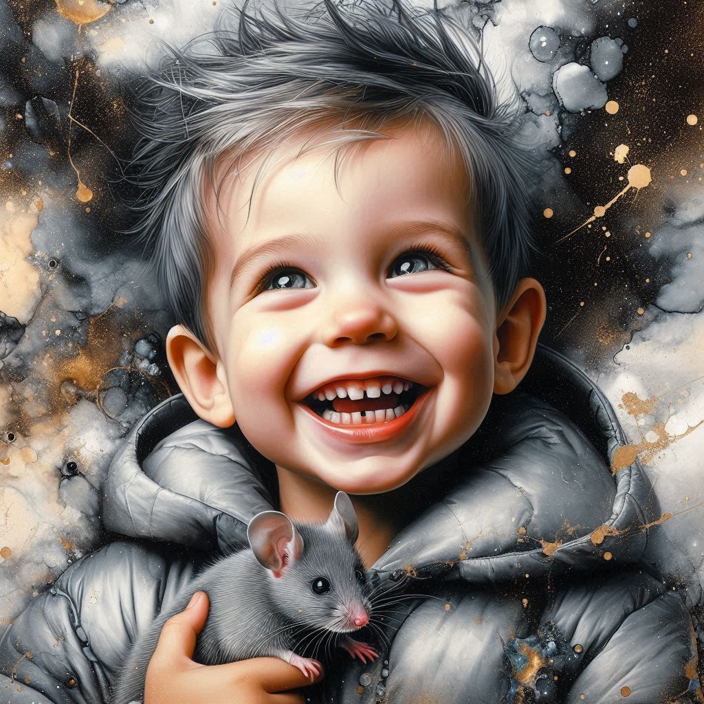 Me and my friendly mouse Missy