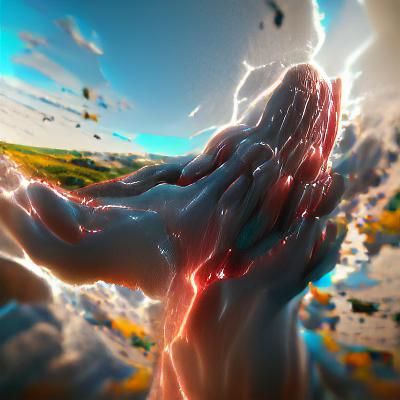 Touched by God - AI Generated Artwork - NightCafe Creator