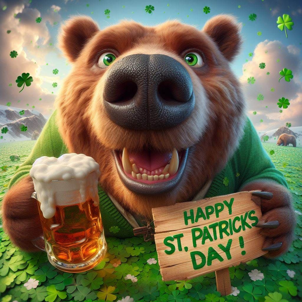 Happy St. Patrick's Day Bear
