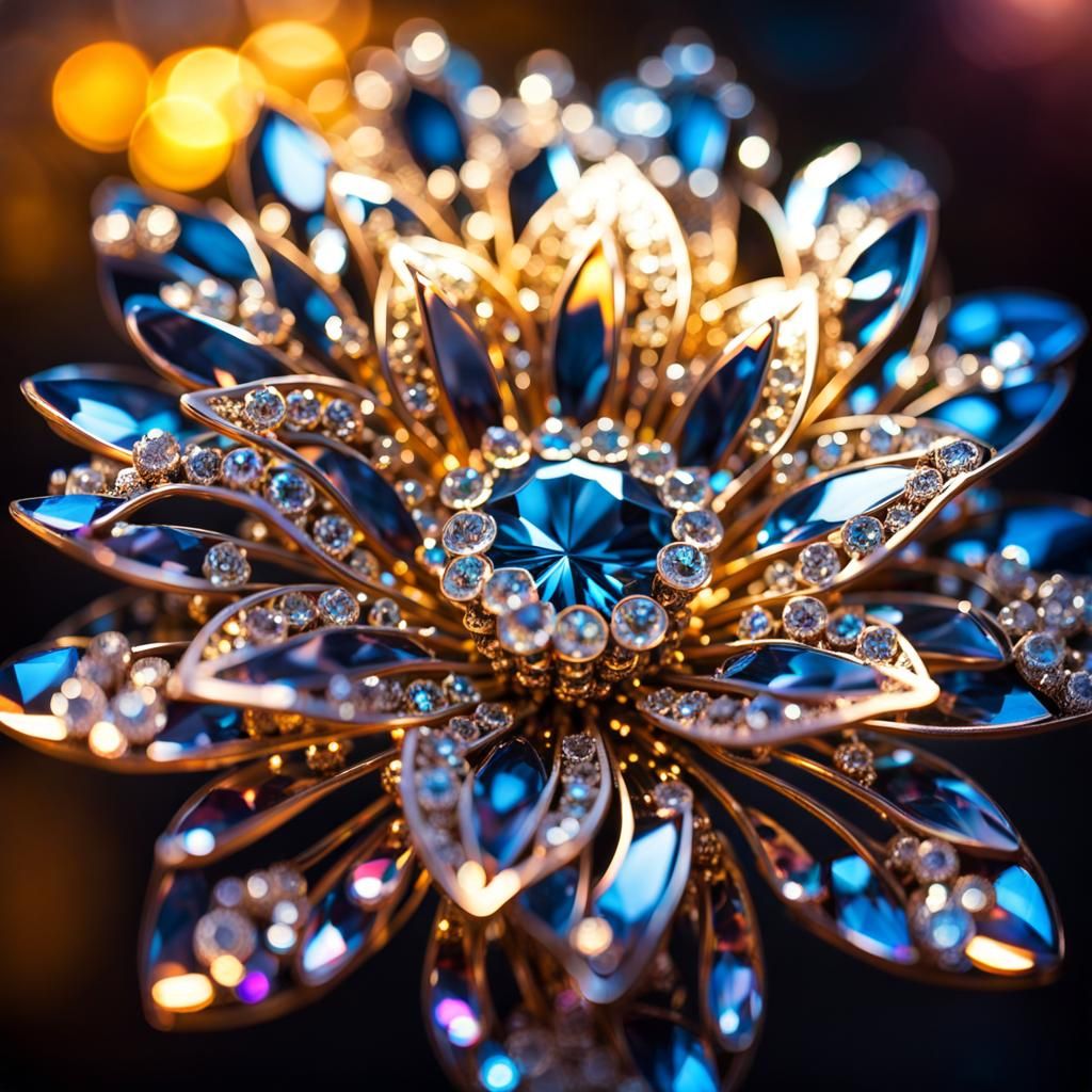 Sparkling brooch  by @Ursula