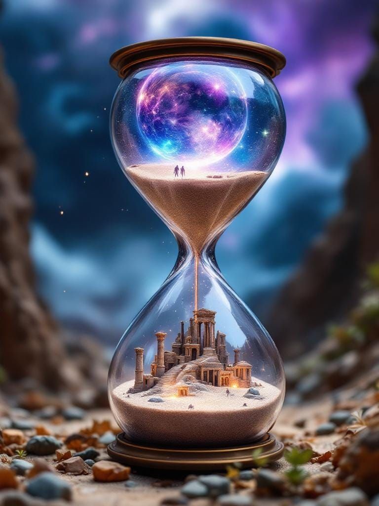 the burden of time  by @fineluart