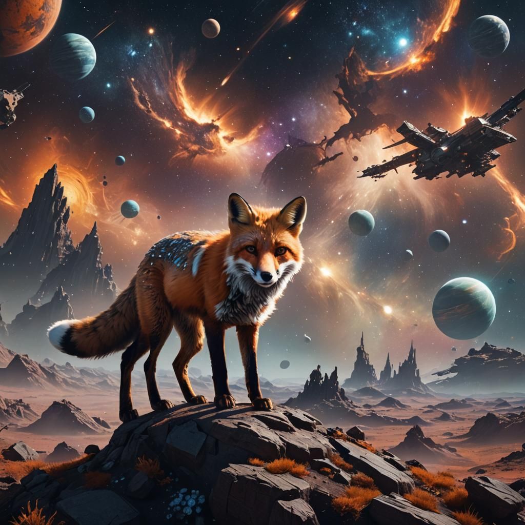 A Fox in outer space