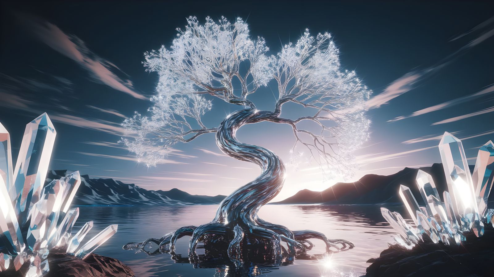 born in the crystal waters  by @Jane Jay