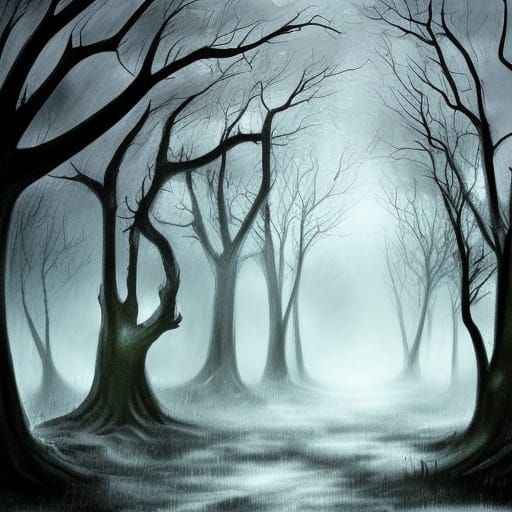 Misty Trees