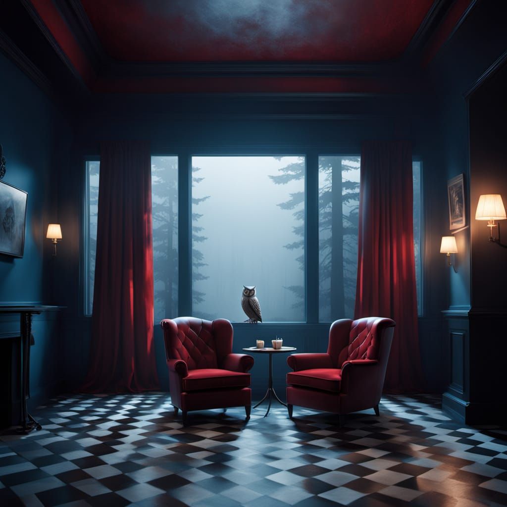 Tribute to David Lynch  by @Shevek
