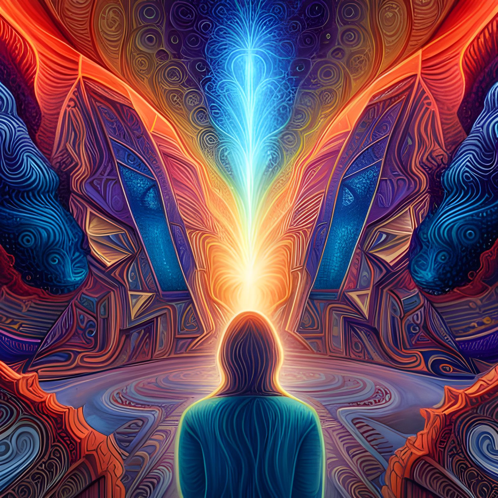 Travelling through the universe.
