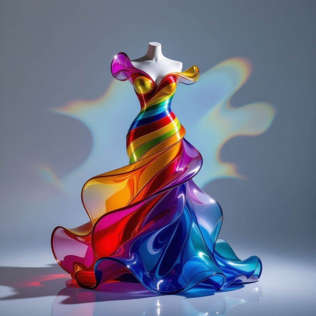 Glass dress   by @IMO