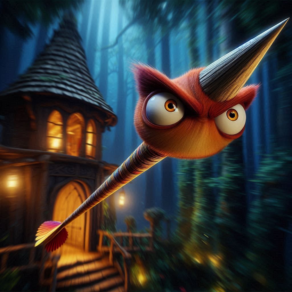 piercin' glare arrow in the night