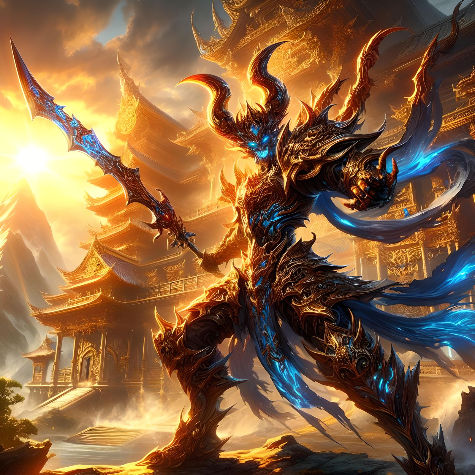 A fearsome and powerful demon (Uploaded)