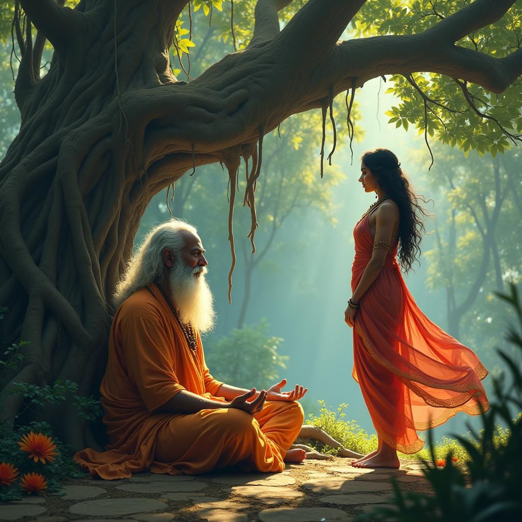 Love story of bishwamitra and Menaka