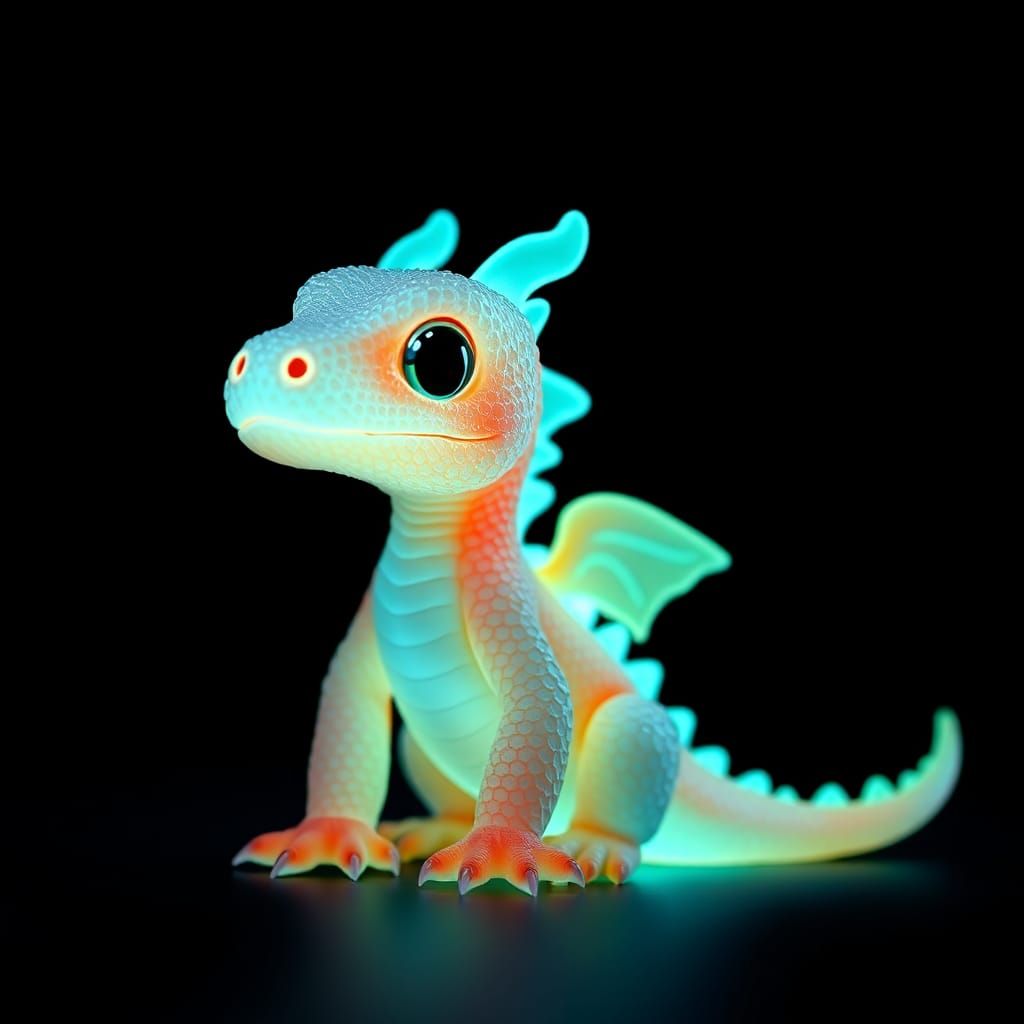 Little Dragon  by @The Ice Cream Fox