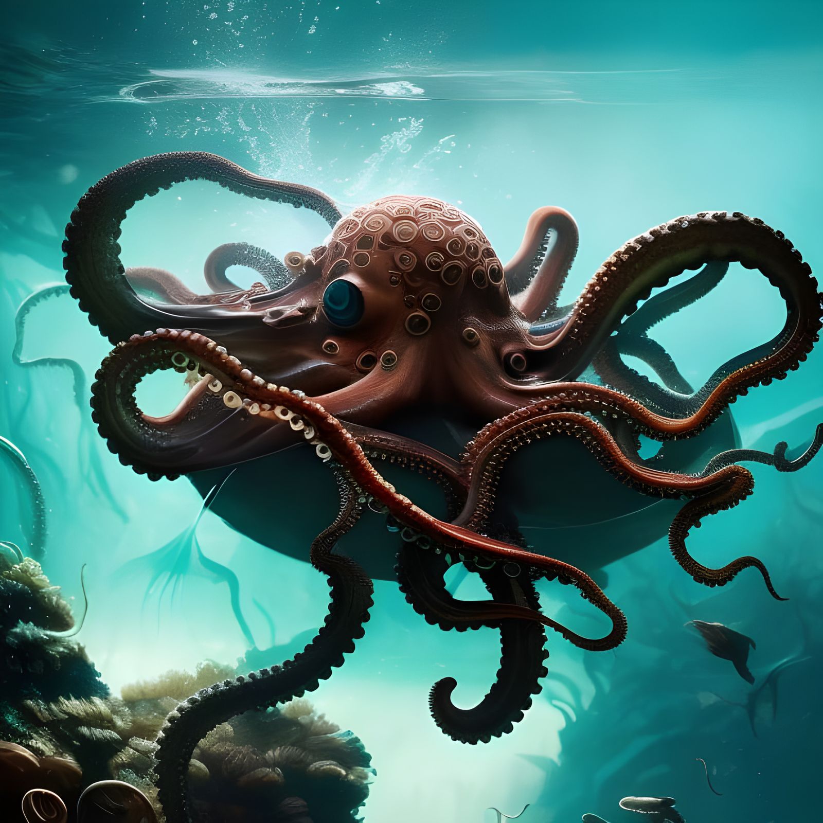 Octopus - AI Generated Artwork - NightCafe Creator