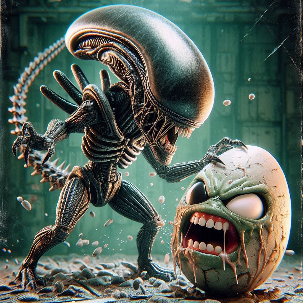 Angry Eggs - Alien
