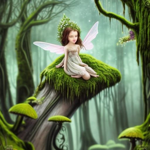 Forest Fairy - AI Generated Artwork - NightCafe Creator
