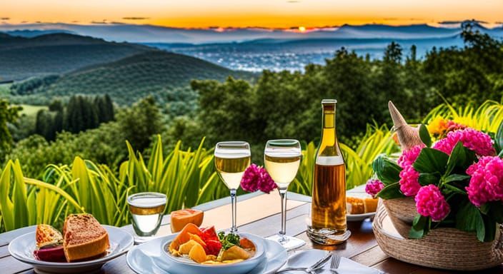 Tuscany Sunset (More Wine, More Food)  by @William