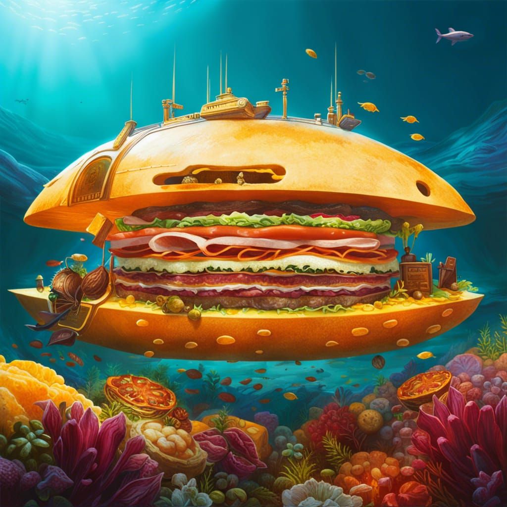 Submarine sandwich  by @Mike Ritchie
