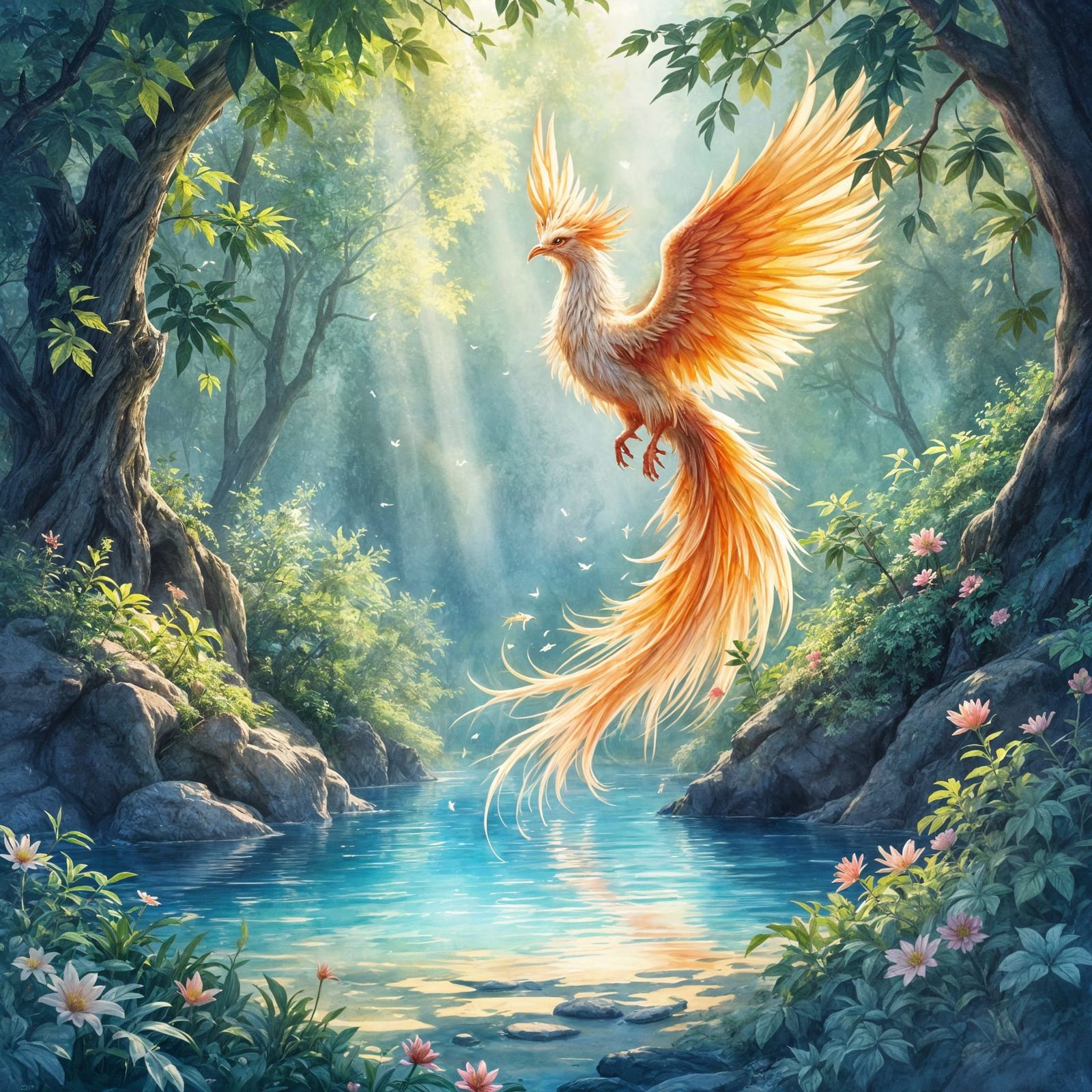 Majestic Phoenix  by @Soynuts