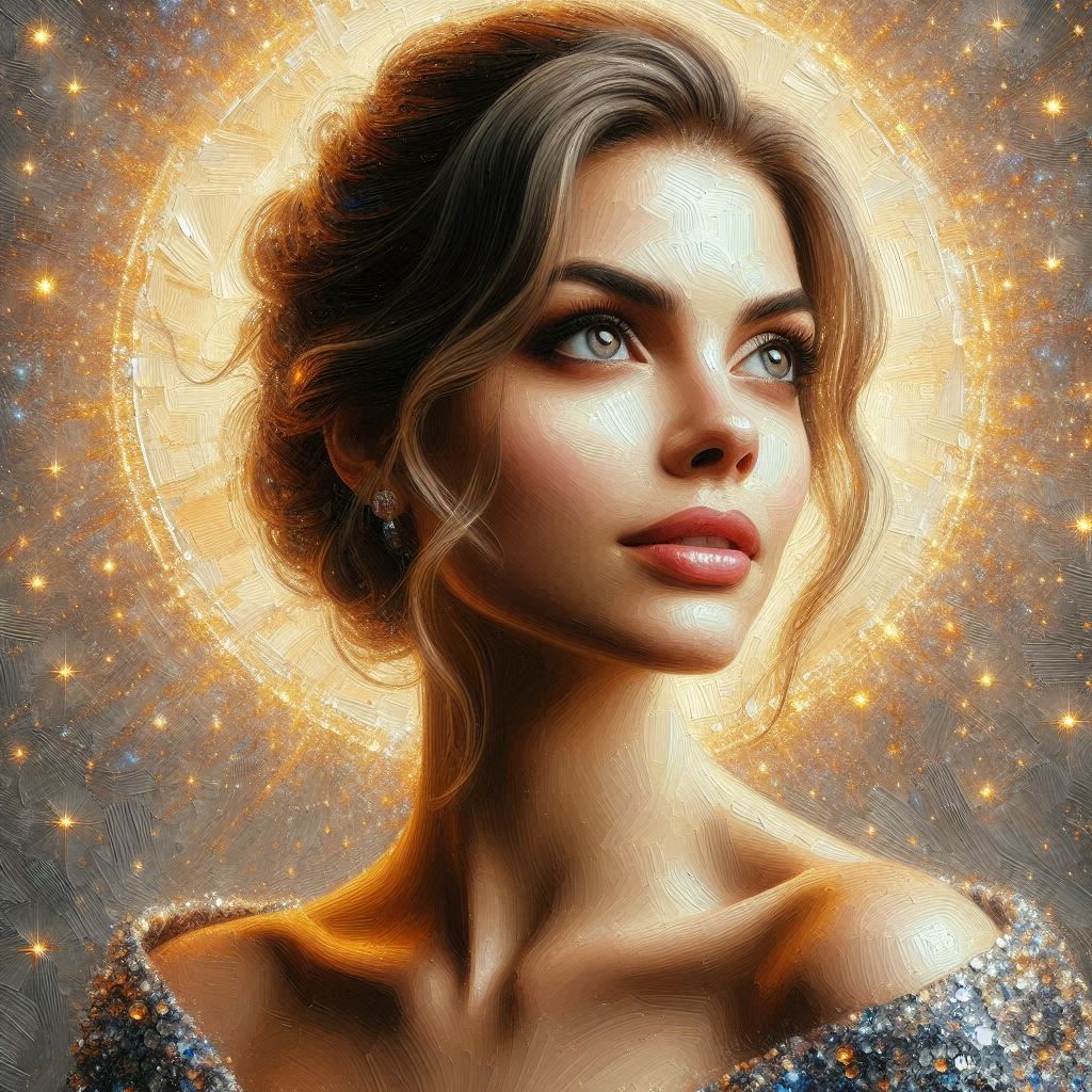 Celestial Glow in Oil