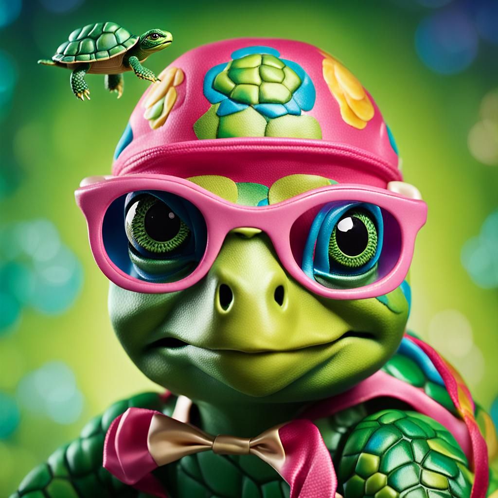 Anthropomorphic Turtle Barbie doll - AI Generated Artwork - NightCafe ...