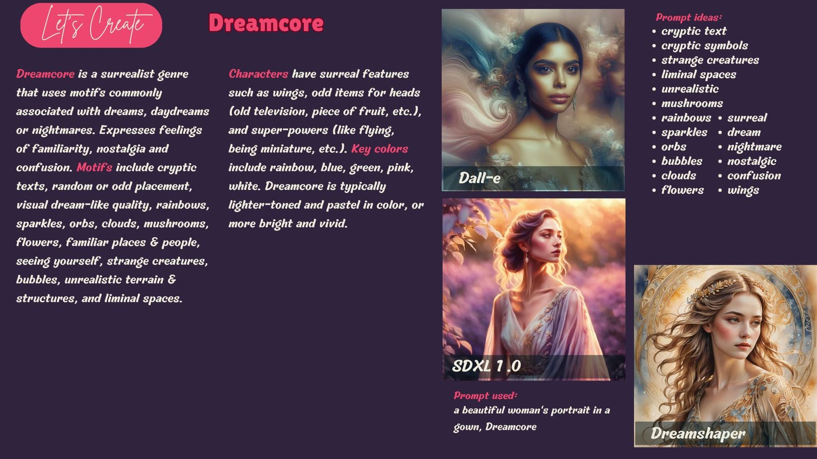 Let's Create - Dreamcore