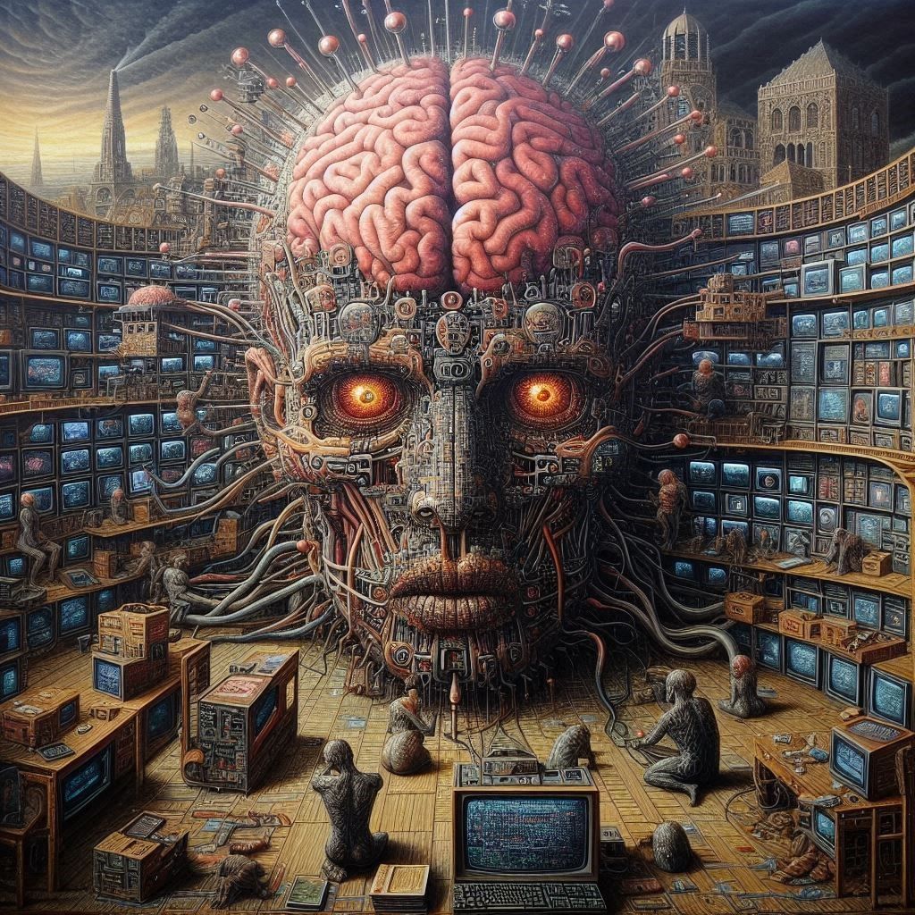 Reality operates in an integrated circuit. In the information media - and in our heads