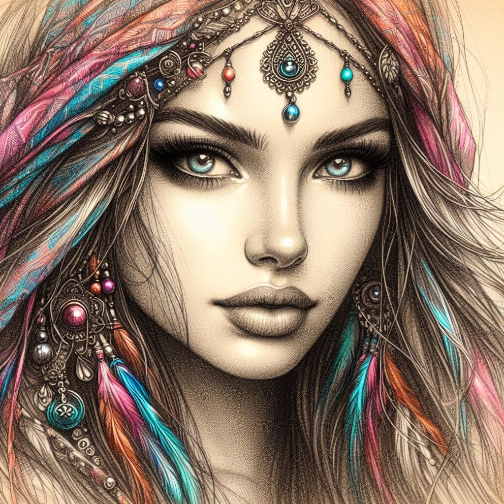 Gypsy Woman Color