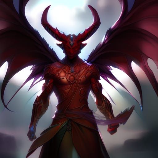 armored battle demon - AI Generated Artwork - NightCafe Creator