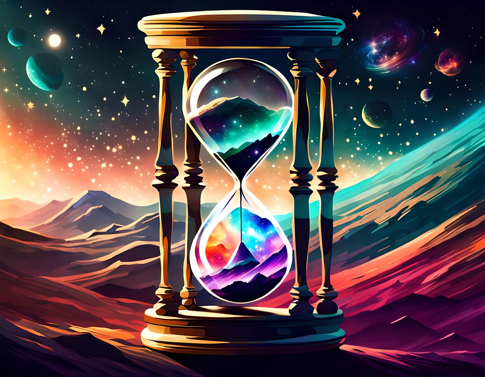 Interstellar Hourglass