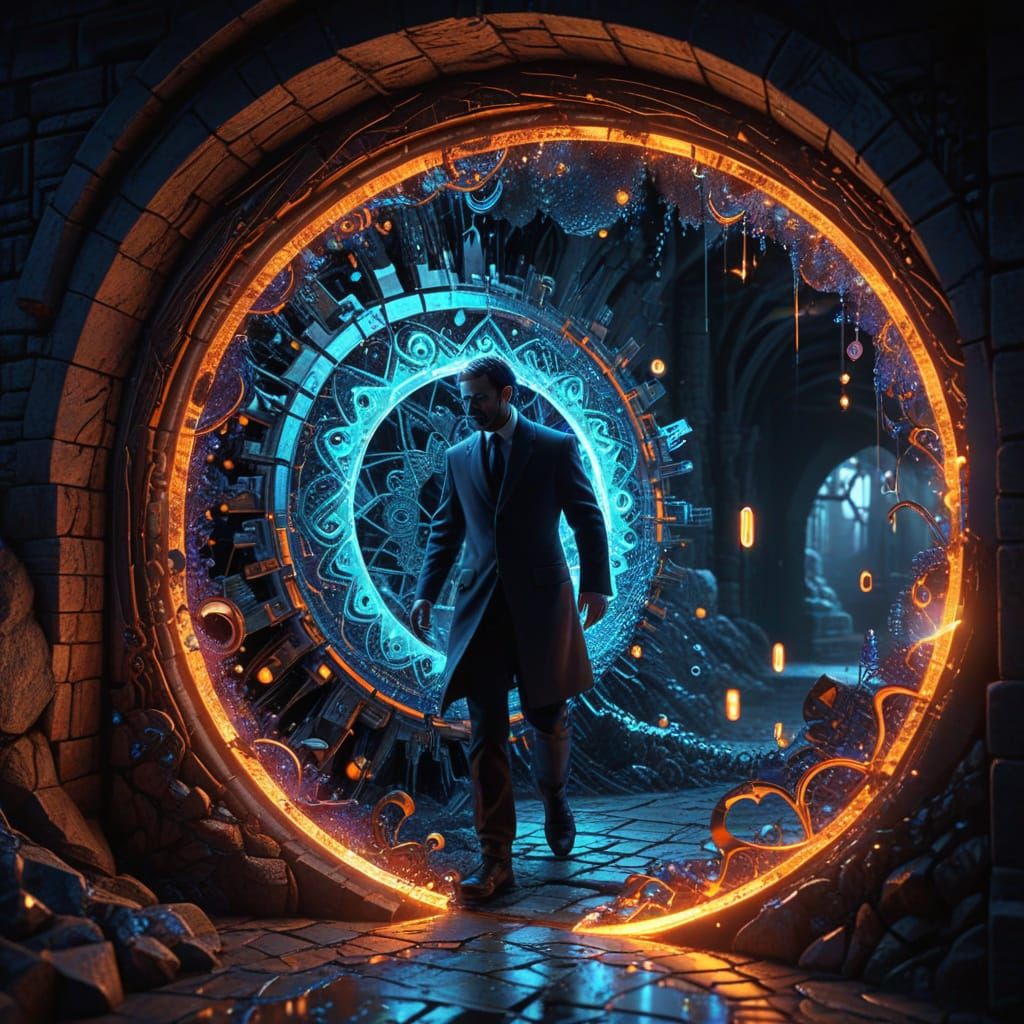 Time travel in three separate scenes where two time periods collide; contrast, movement, and the feeling ...  by @Granit9