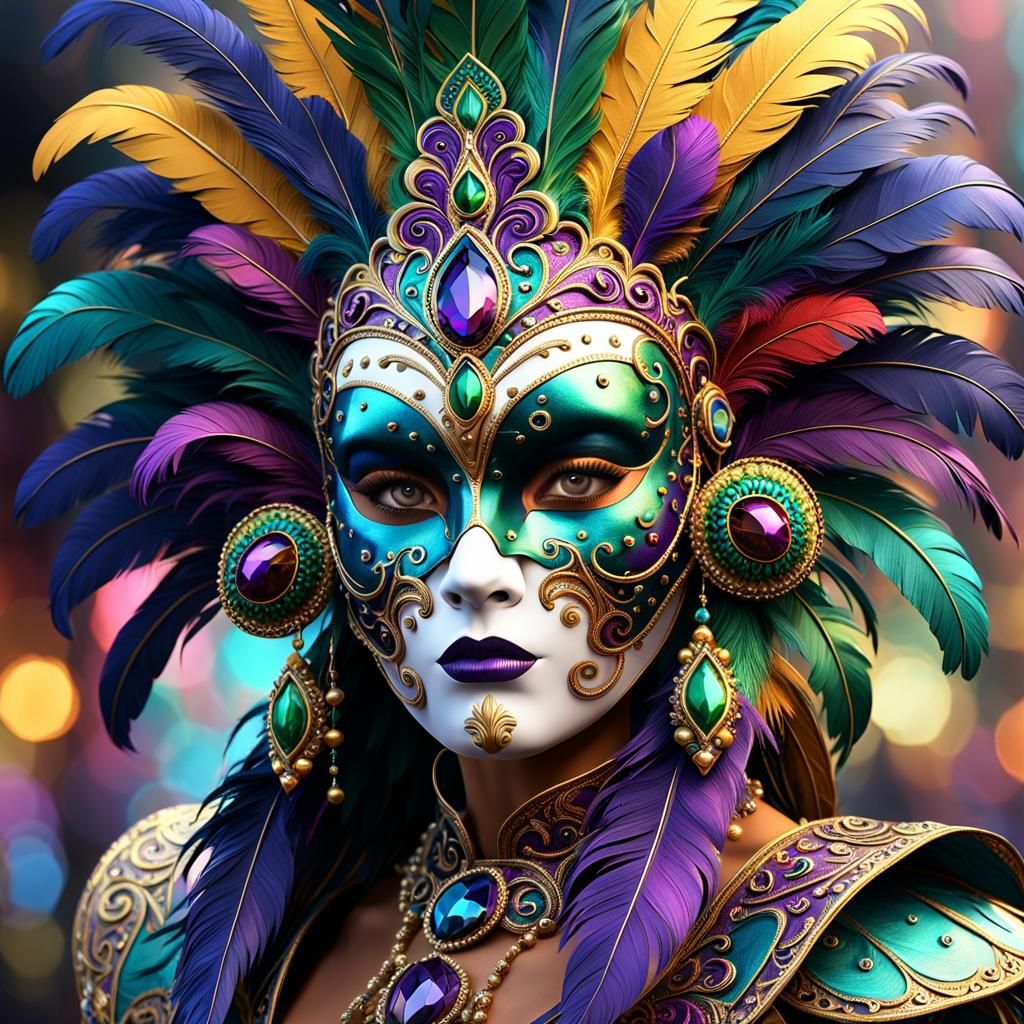 New Orleans Bayou Mardi Gras