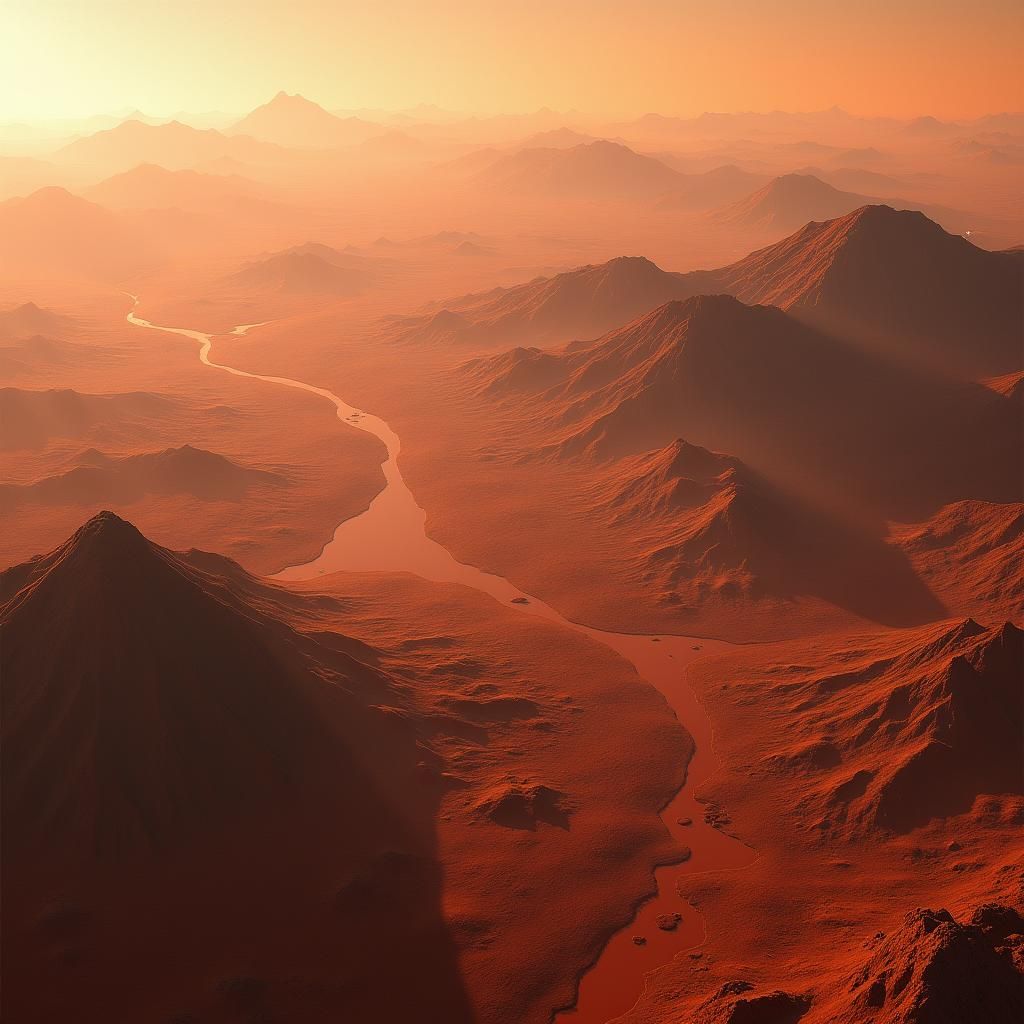 mars from orbit