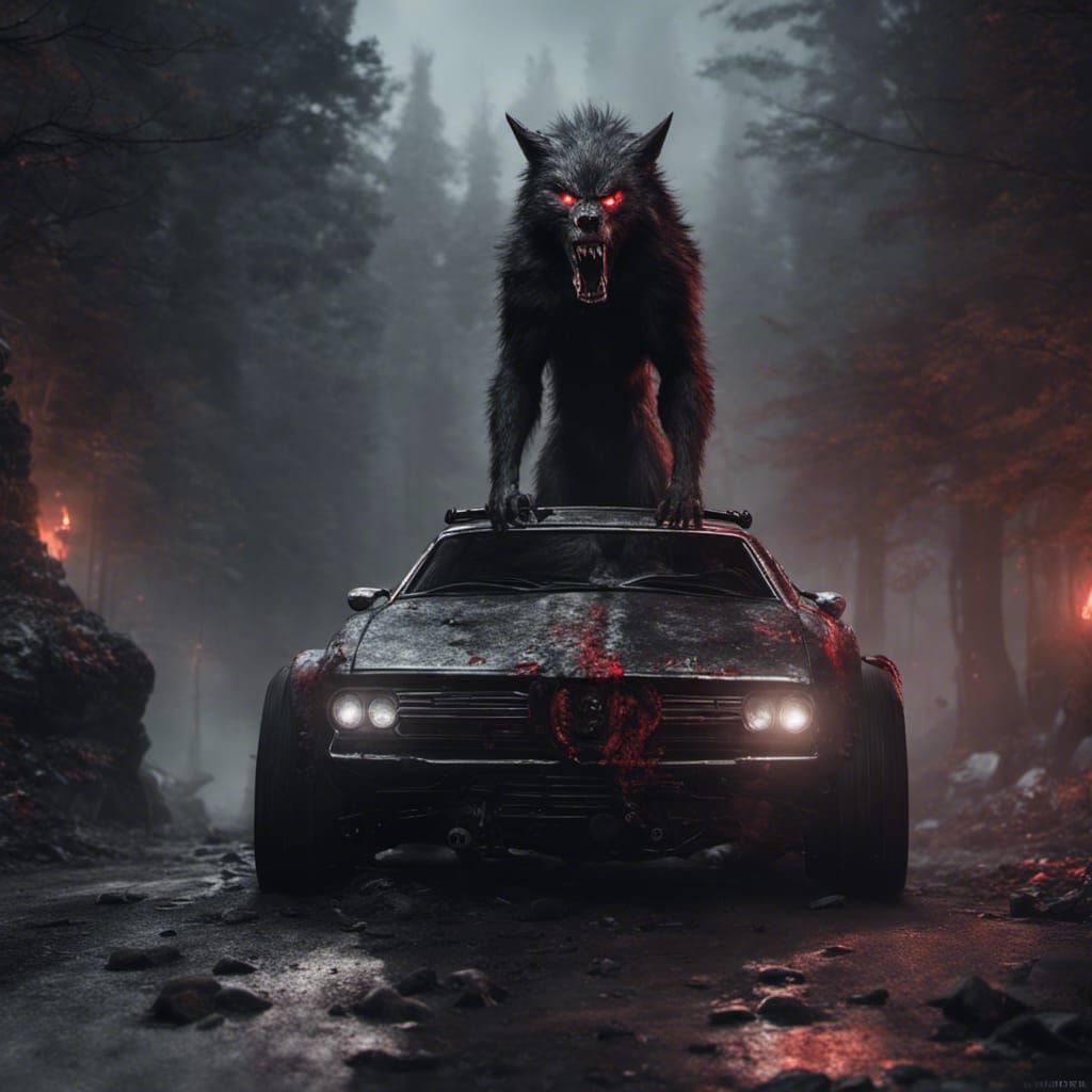Bloody Werewolf Car Hybrid Races