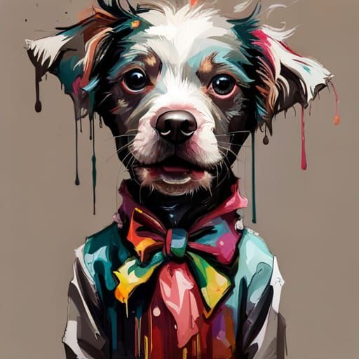 dapper little speedpainted pup