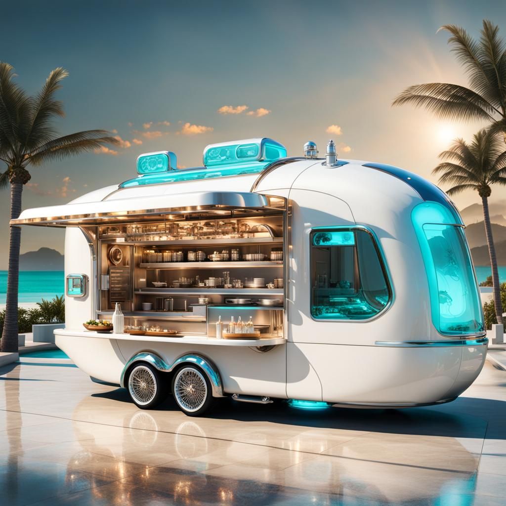 Futuristic Food Truck