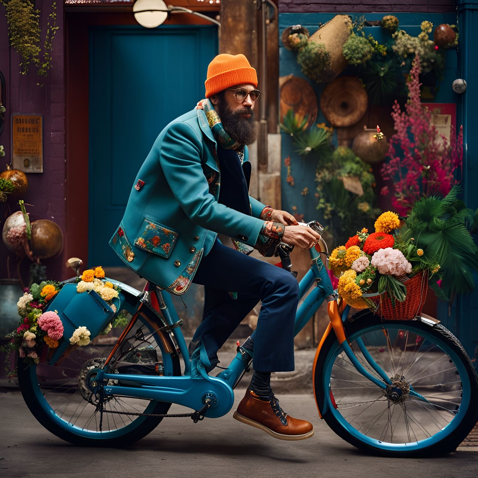 Bike and Beanie   by @Kle00