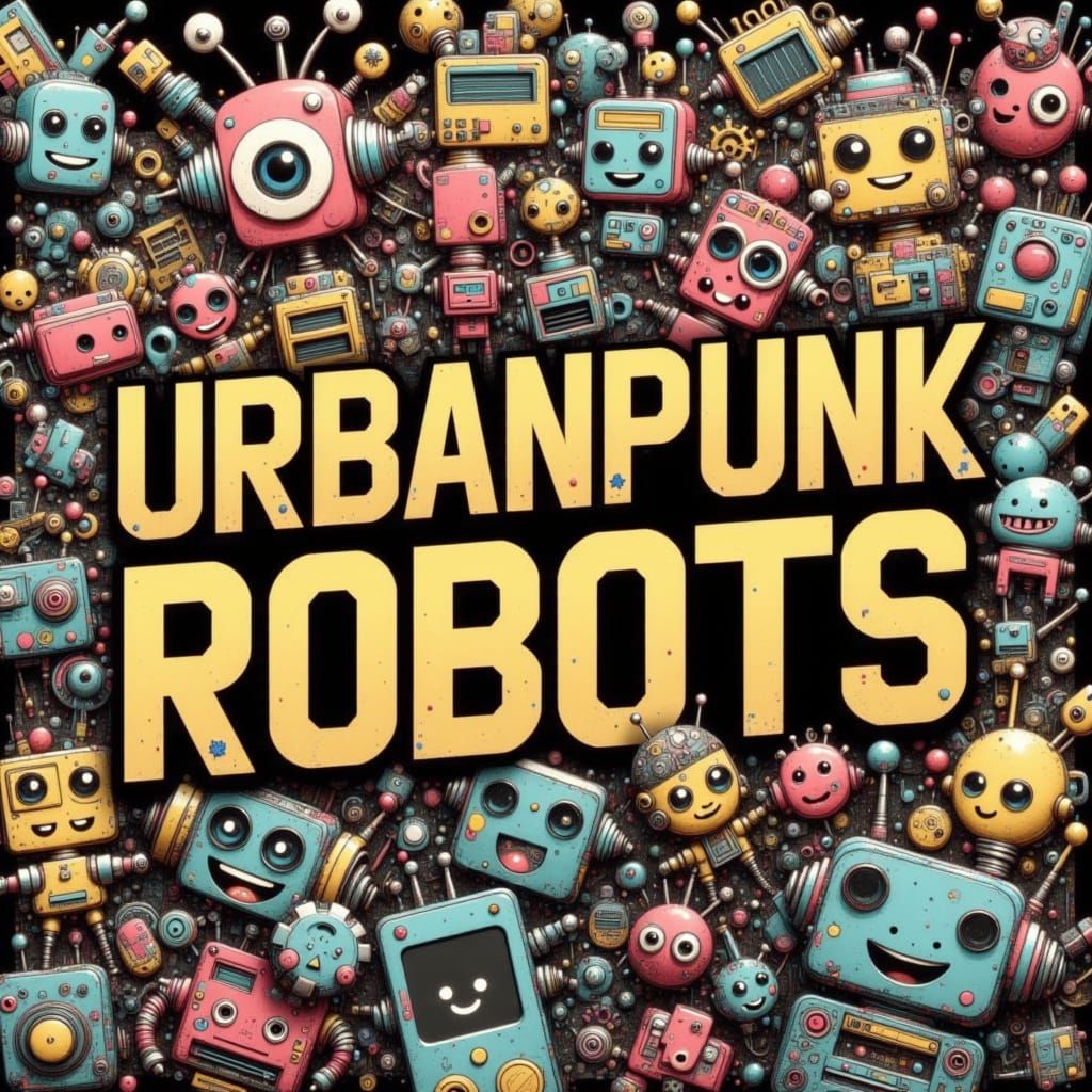 Urbanpunk Robots Collection Title Page