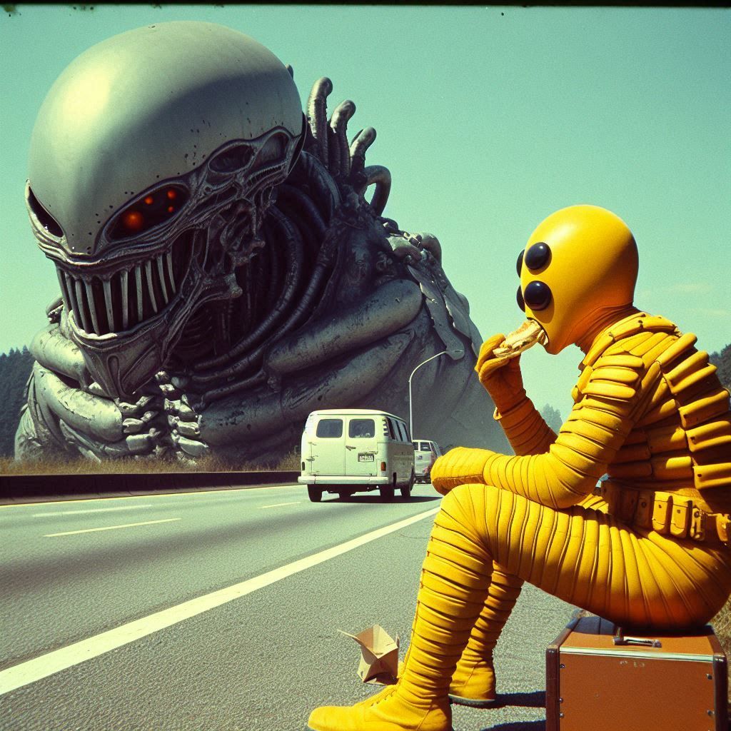 Life on the road is weird, sometimes