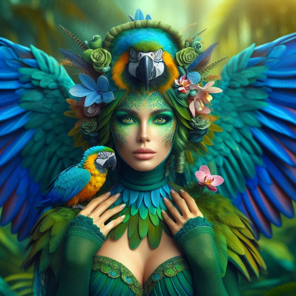 Parrot woman v2