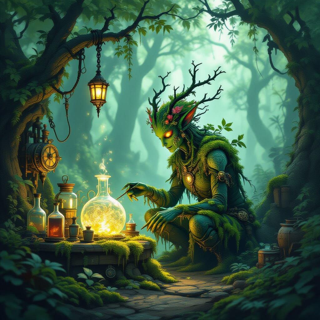 forest druid alchemy  by @Rome