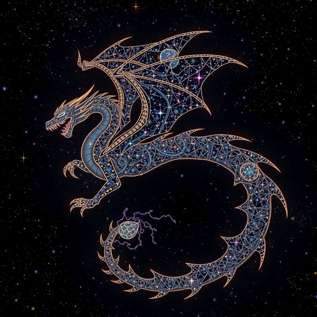 Star Dragon  by @Sarus Sandhill