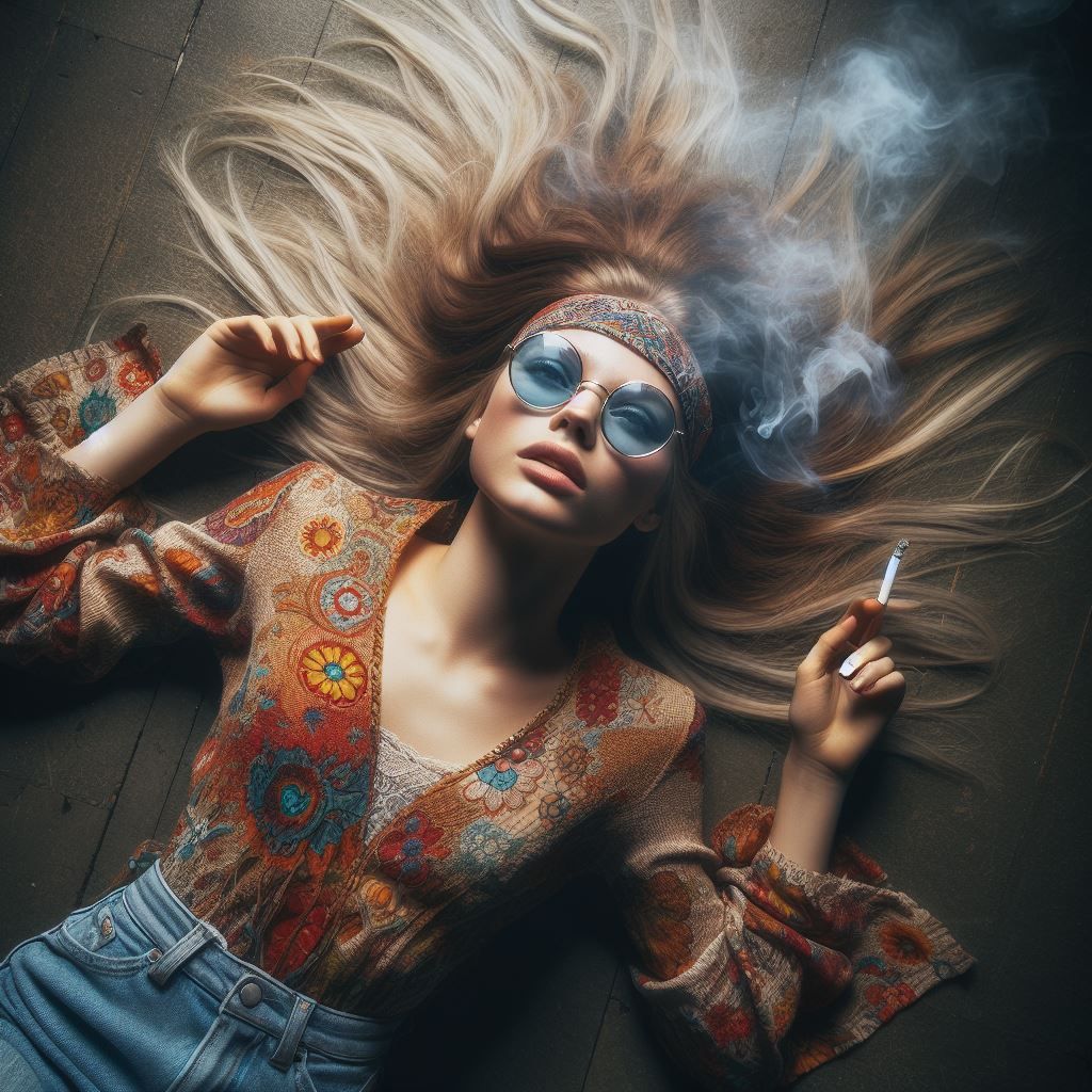 "A girl with kaleidoscope eyes"