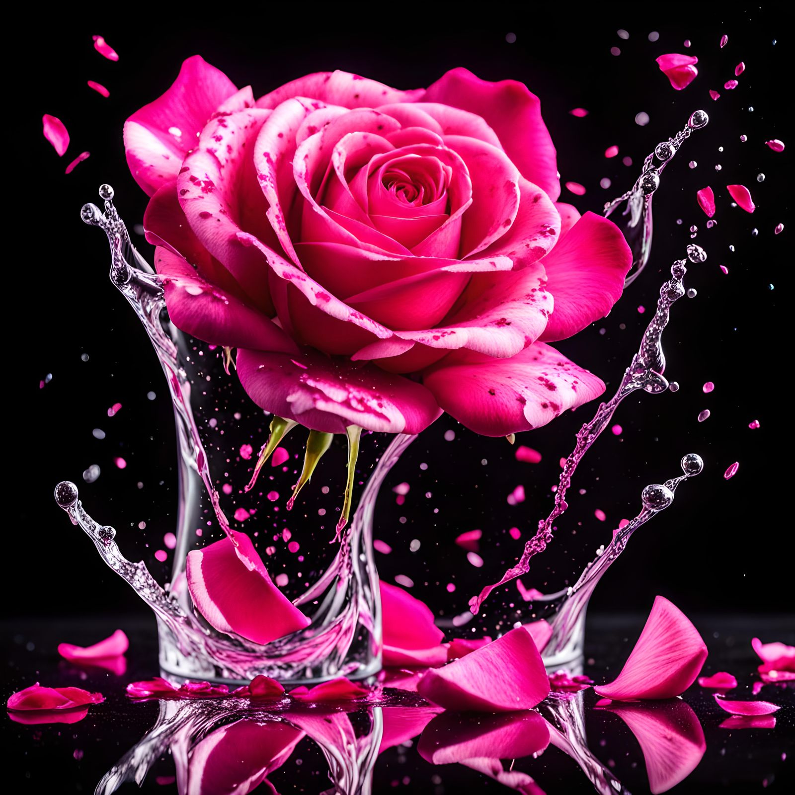Oops Splash Of Damascus Rose Beauty.